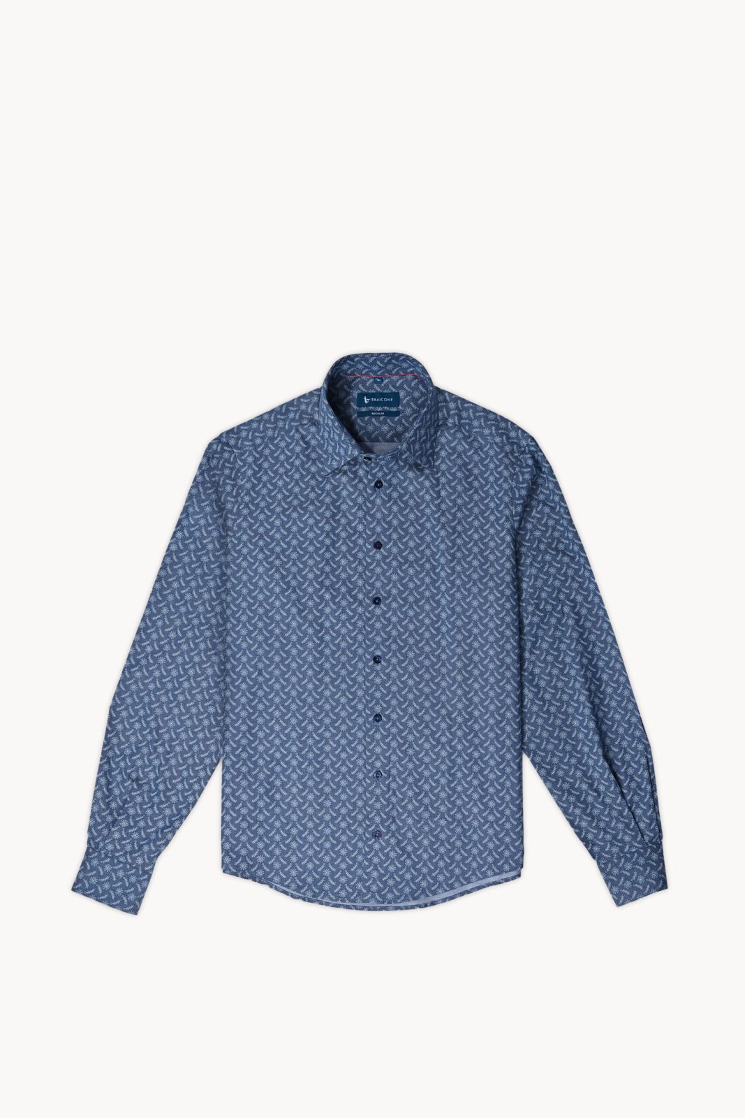 Camasa casual croita cu tipar clasic