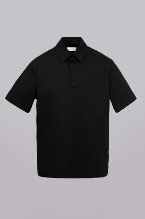 Polo shirt negru fata1 24888